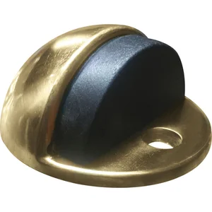 MARCHESI Bodentürpuffer - Bodenplatte ø 45mm, Anschlaghöhe17mm,Messing poliert