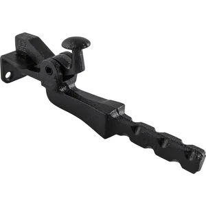 Torhalter 1304 Gr.2,Länge sichtbar 125mm,Wandmontage,Temperguss schwarz lackiert