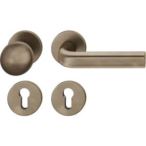 FSB Wechselgarnitur 12 1242 ASL auf Rosette PZ, Bronze dunkel patiniert