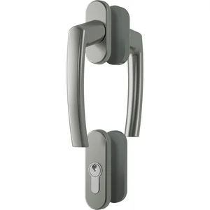 ROTO Balkontürgriffgarnitur ROTOLINE hoch, Aluminium titan eloxiert