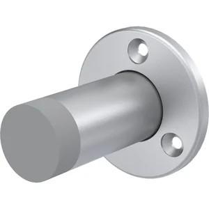 KWS Wandtürpuffer 2011 ø 55 mm, Höhe 100 mm, Stahl silber lackiert