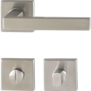 MARCHESI Drückergarnitur CHIA WC, mit Stütznocken, Edelstahl matt