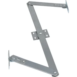 Oberlicht-Z-Schere, Angriffarm 150 mm, Mittelstück 350 mm, Stahl verzinkt