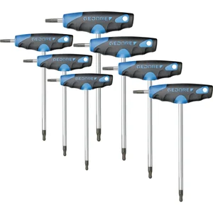 GEDORE Schraubendreher-Satz mit 2K-T-Griff+Kugelkopf DT2143 Torx® 7-teilig