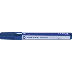 LYRA Permanent-Marker 112 Strichbreite 1-4 mm blau runde Spitze