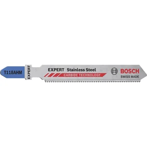 BOSCH Stichsägeblatt T118AHM rostfreier Stahl Expert - 3 Stück