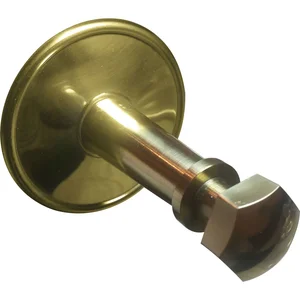 Handlaufträger zum Klemmen, Rosetten ø 70 mm,Wandabstand 60 mm,Messing poliert