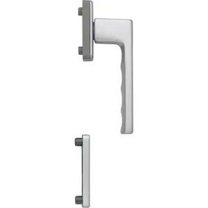 HOPPE Fenstergriff-Halbgarnitur TOULON innen, Aluminium edelstahlfarbig matt