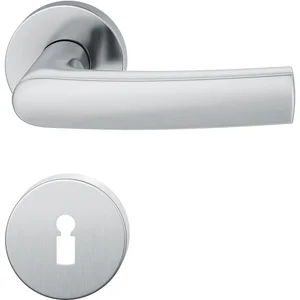 FSB Drückergarnitur 12 1015 ASL auf Rosette BB, Edelstahl matt