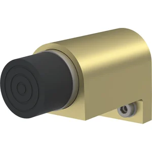 KWS Wandtürpuffer 2049 gefederter Anschlagpuffer, Alu messingfärbig eloxiert