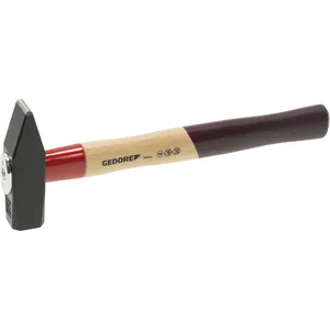 GEDORE Sicherheits Schlosserhammer 600 H Rotband Plus 400 g Hickory Stiel