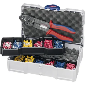 KNIPEX Crimpsortiment Kabelverbinder im Systainer + Crimpzange