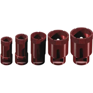 MARCRIST Diamant Fliesen Trockenbohrerset PG750X-M14 f, Winkelschleifer 5-tlg,