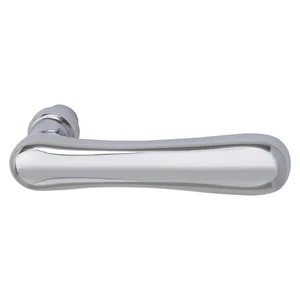 Drückerlochteil ELEGANT 22 - Haustür, Messing verchromt, universal