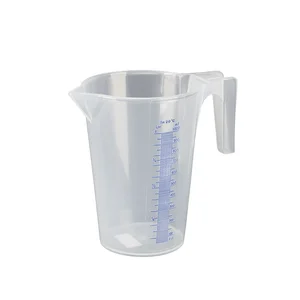 PRESSOL Messbecher transparent Polypropylen Inhalt 1,0 Liter