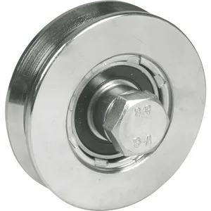 IBFM Schiebetorrolle 360 mit Kugellager, Ø 100mm, V-Nut, Stahl verzinkt