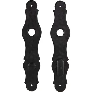 HALCÖ Langschild SILL - WC 90, Stahl schwarz lackiert