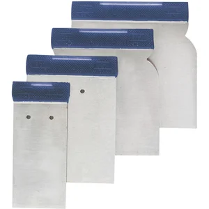 Flächenspachtel ( Japanspachtel ) aus Bandstahl mit Griffleiste Breite 120 mm