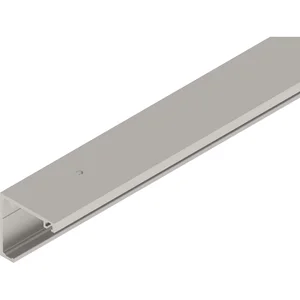 HELM GT-L Laufschiene Deckenmontage auf Maß Edelstahl-Effekt