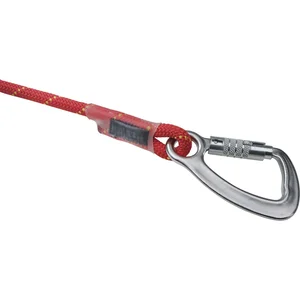 TEUFELBERGER Kernmantelseil mit vernähter Schlaufe und Croc-Karabiner Länge 30 m