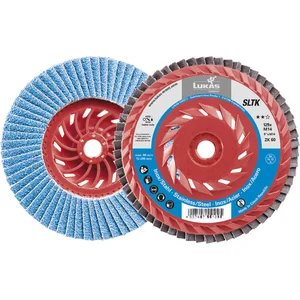 LUKAS Schleiflamellenteller SLTK Aufnahme M14 Zirkonkorund ø 125 mm Korn ZK60