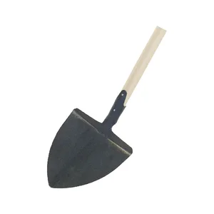 KRENHOF Spitzschaufel Aktion geschmiedet mit Feder mit Stiel Größe 270 x 280 mm