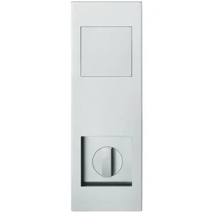 Schiebetürmuschel FSB 4255 WC eckig, geschlossen, Edelstahl feinmatt