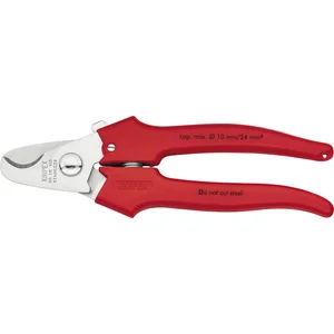 KNIPEX Kabelschere 9505 für Kabel 10 mm/24 mm², KS-Griff, L=165 mm