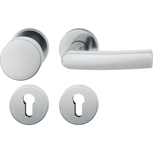 FSB Wechselgarnitur 12 1015 ASL auf Rosette PZ, Knopf fest, Edelstahl matt