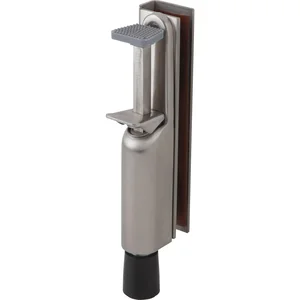 Türfeststeller 1134 für Glastüren, Hub 50 mm, 210 x 36 mm, Edelstahl matt