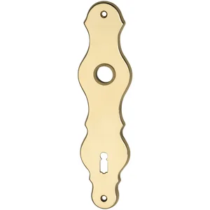 MARCHESI Langschild LÖFFELFORM - BB 90, Messing poliert