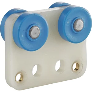 Planen-Vorhang Rollapparat zweipaarig HELM 132K, Kunststoff m. Nylonrollen