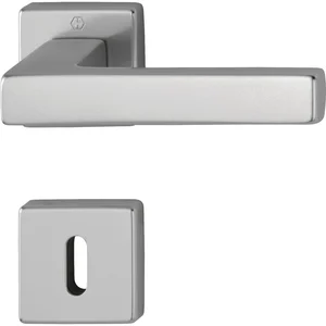 HOPPE Drückergarnitur AUSTIN - auf Rosette BB, Aluminium Edelstahl Effekt