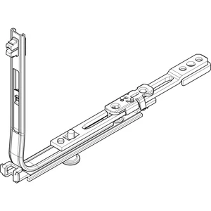 ROTO NT/NX Eckumlenkung Drehkipp 1V-Zapfen silber