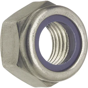 DIN985 M10 Edelstahl A4 Sicherungsmutter niedrige Form mit Polyamideinlage