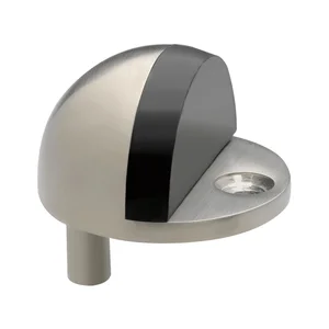 MARCHESI Bodentürpuffer-Bodenplatte ø45,Anschlaghöhe 17mm,Edelstahl matt