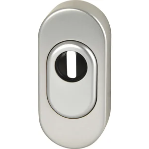 FSB Sicherheitsrosette 73 3249 oval PZ mit Kernziehschutz, Aluminium silber