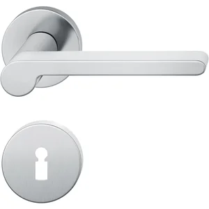 FSB Drückergarnitur 12 1021 ASL auf Rosette BB, Edelstahl matt