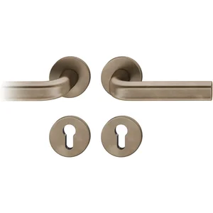 FSB Drückergarnitur 12 1242 ASL auf Rosette PZ, Bronze dunkel patiniert