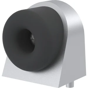 KWS Bodentürpuffer 2028, 37x48x50mm, Aluminium silber lackiert