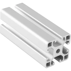 Aluminium Nutprofil ISP Nut 8 L40 leicht 40 x 40 mm 4 Nuten