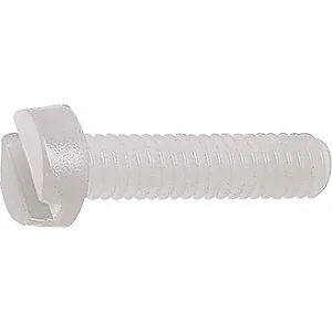 ~ISO1207 M 6x 20 PA 6.6 Polyamid natur Zylinderschraube mit Schlitz (~DIN84A)