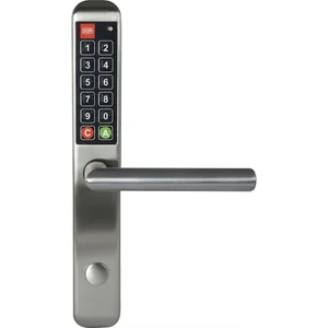 Zutrittskontrollsystem, Langschildbeschlag EasyKey Slim, PZ 88, Edelstahl