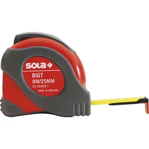 SOLA Rollbandmaß BIG-T 8 m EG-Prüfzeichen Genauigkeit I