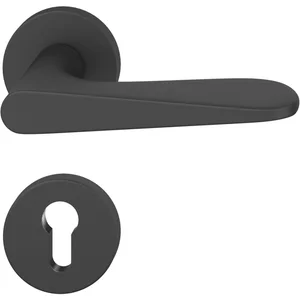 FSB Drückergarnitur 12 1144 ASL auf Rosette PZ, schwarz matt