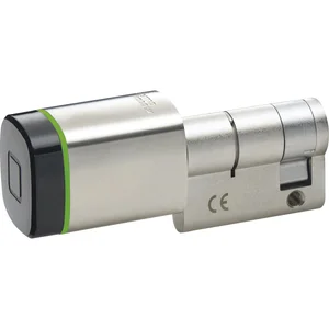 DORMAKABA Digitalhalbzylinder evolo smart EXT, 30 mm, Messing vernickelt matt