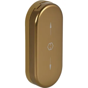 HOPPE Fenster-Griffloch-Verdeckrosette, Aluminium bronze