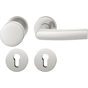 FSB Wechselgarnitur 12 1015 ASL auf Rosette PZ, Knopf fest, silber eloxiert