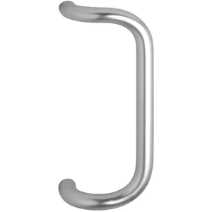 MARCHESI Türgriff 4520 - gebogen, 382mm, LA. 350mm, Edelstahl matt