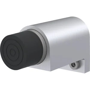 KWS Wandtürpuffer 2049 gefederter Anschlagpuffer, Aluminium silber eloxiert